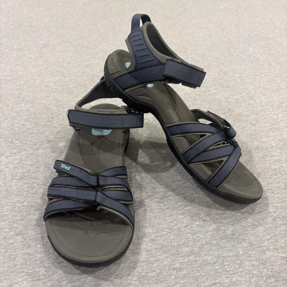 Teva Tirra Sport Sandals Women's Size 9 Gray/Blue Casual Comfort Water F27118B